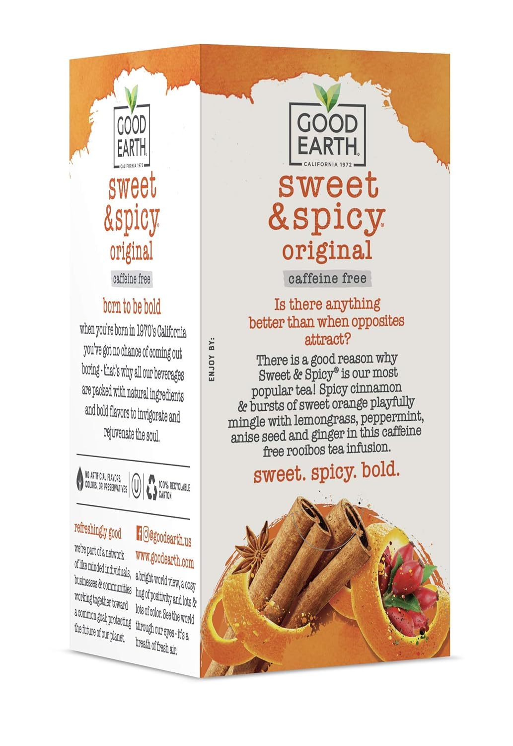 Bylinný čaj Good Earth - Pohled 2